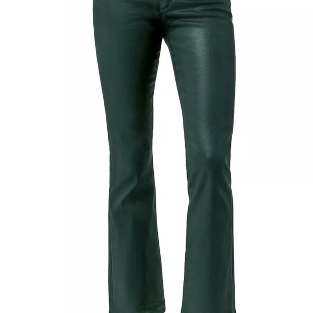 joe's jeans the callie high-rise cropped boot forest green